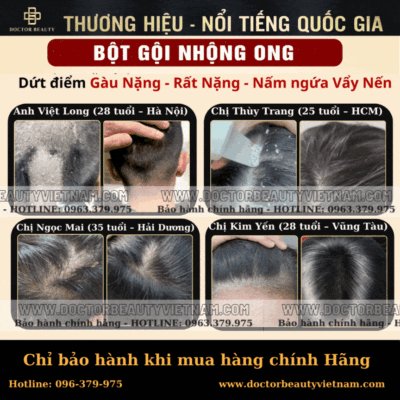 bột gội nhộng ong feedback doctor beauty